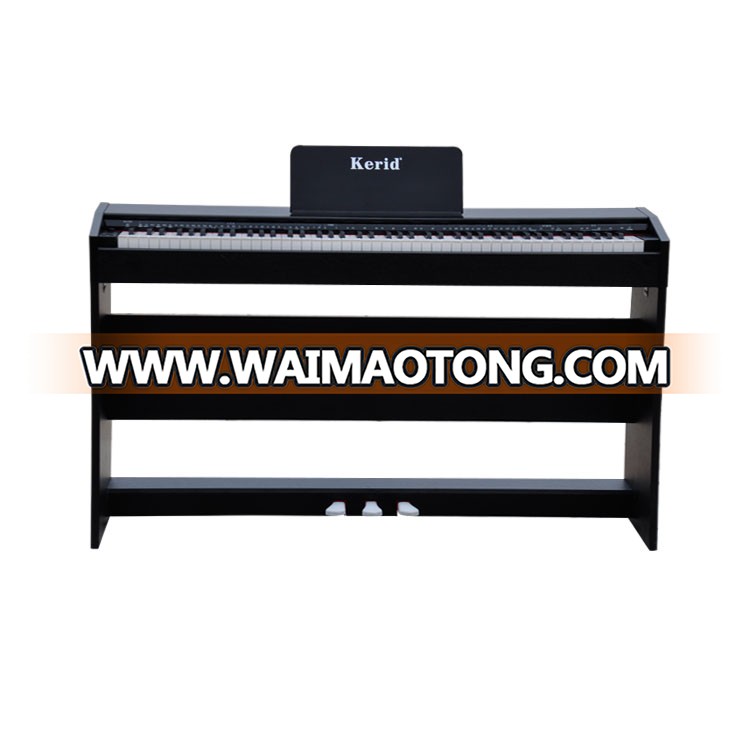 KD-8812 Kerid digital piano with 88-key hammer action  and PVC keyboard